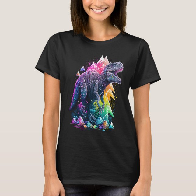 Camiseta Gráfico 6 de Cristais de Rex Trex Esoteric (Frente)