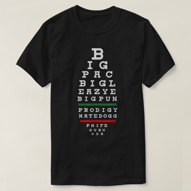 Camiseta Gráfico 90s de Legendas de Rap de Música Hip da Es (Frente do Design)