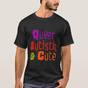 Camiseta &Gráfico Autista de Fila