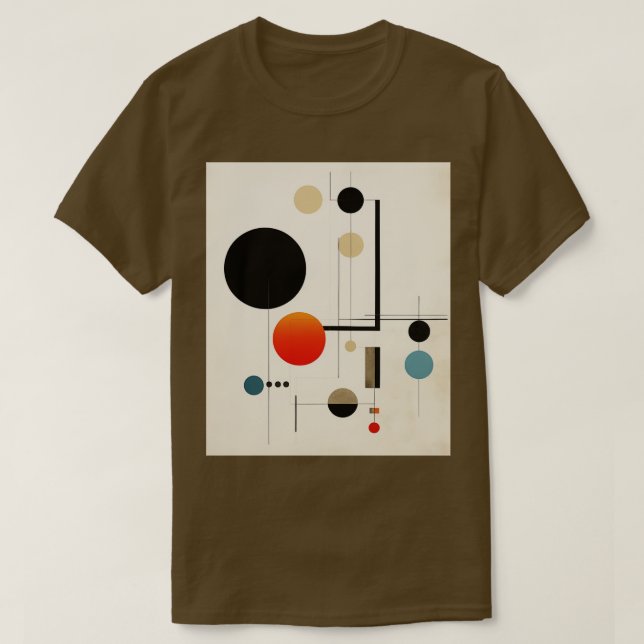 Camiseta gráfico Bauhaus 1 (Frente do Design)
