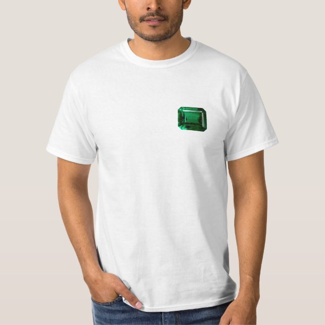 Camiseta Gráfico Birthstone Emerald May T-Shirt (Frente)
