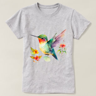 Camiseta Gráfico bonito de Hummingbird