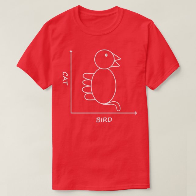 Camiseta Gráfico CatBird (Frente do Design)