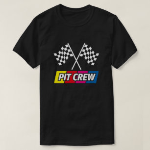Camiseta Gráfico Colorido e Destacado da Bandeira de Xadrez