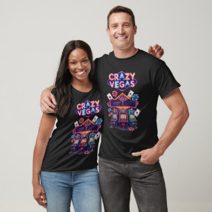 Camiseta gráfico "Crazy Vegas"
