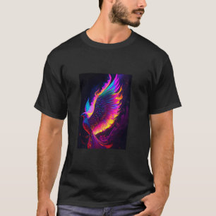 Camiseta Gráfico D da Novidade da Ilustração de Cor do rico