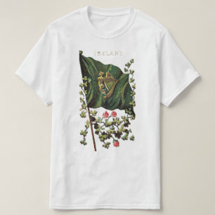 Camiseta Gráfico da Bandeira da Irlanda