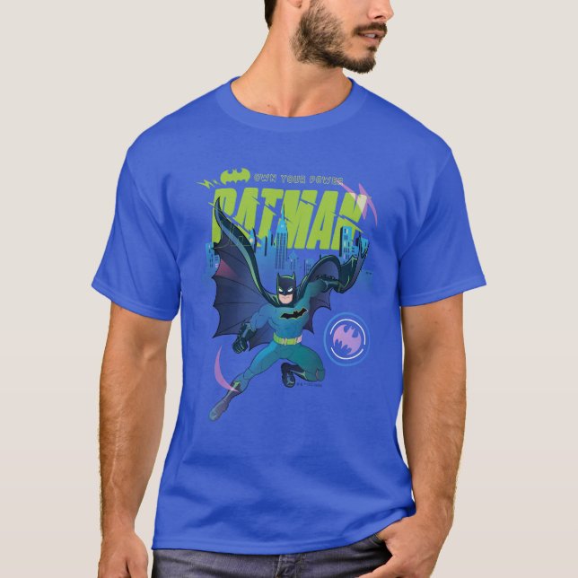 Camiseta Gráfico da cidade do Batman "Possuir seu poder" (Frente)