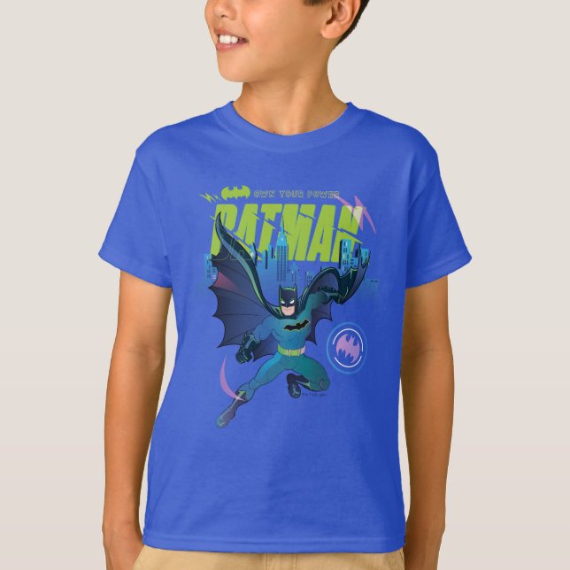 Camiseta Gráfico da cidade do Batman "Possuir seu poder" (Frente)