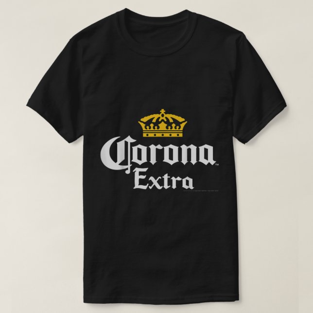 Camiseta Gráfico da Corona Dourada com Licença Oficial (Frente do Design)