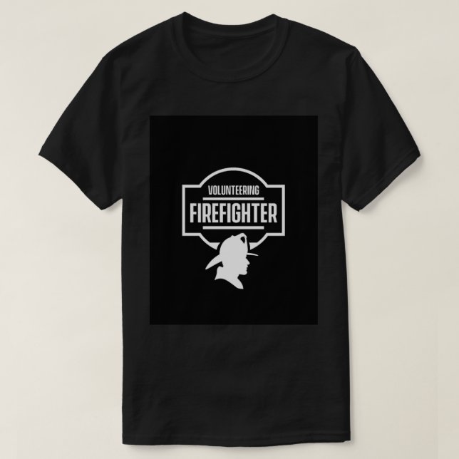 Camiseta Gráfico da Equipe de Combate a Fogo do Volunr (Frente do Design)