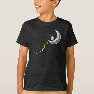 Camiseta Gráfico Da Evolução Da Lua Do Detentor De Moeda