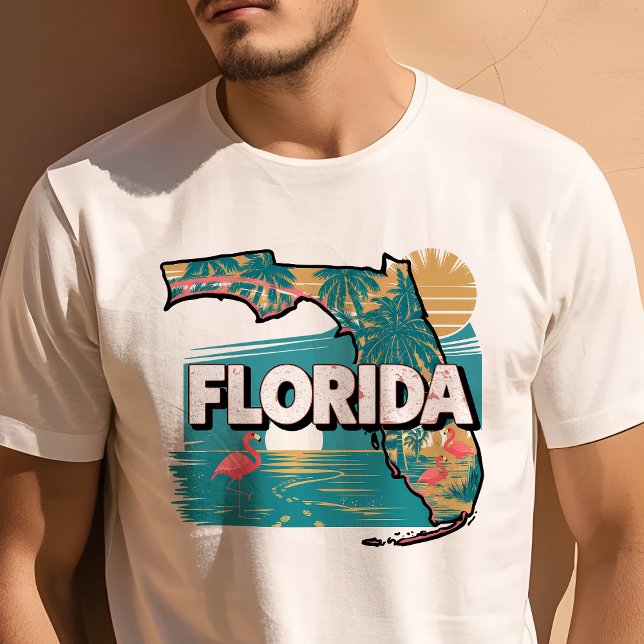 Camiseta Gráfico da Flórida Viagem Icônica (Criador carregado)