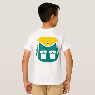 Camiseta Gráfico da mochila de acampamento