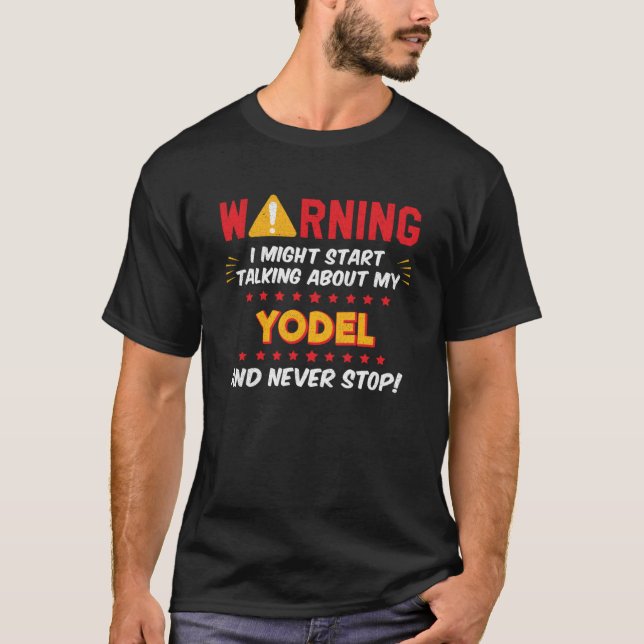 Camiseta Gráfico da Piada Yodeler Yodel (Frente)