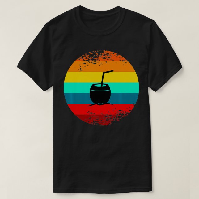 Camiseta Gráfico da Praia de Verão, com sabor a decoração,  (Frente do Design)