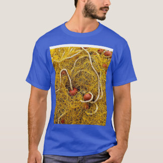 Camiseta Gráfico da Rede de Pesca