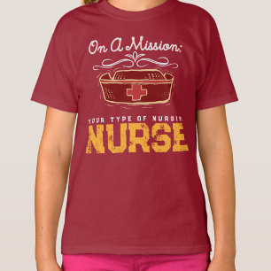 Camiseta Gráfico da Semana de Enfermagem da Enfermeira de T