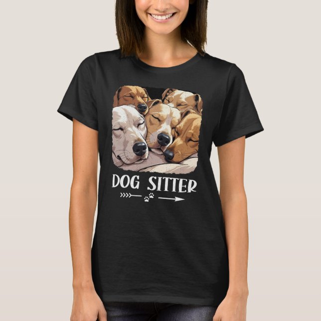 Camiseta Gráfico da Variação de Cachorro (Frente)