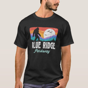 Camiseta Gráfico das Montanhas Bigfoot Blue Ridge Parkway V