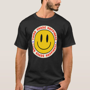 Camiseta Gráfico de 3º Grau do Professor Cortado de Volta a