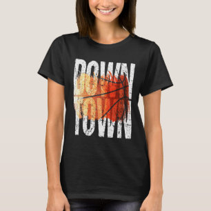 Camiseta Gráfico de 3 pontos de basquetebol com tiro - Cent