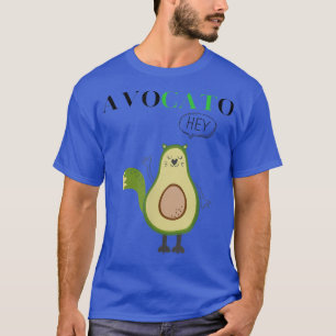 Camiseta Gráfico de abacate de gato bonito e engraçado para