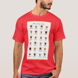 Camiseta Gráfico de Abelhas de Jardins Kew