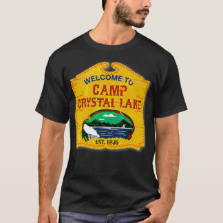 Camiseta Gráfico de acampamento Engraçado do Campo Crystal 
