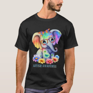 Camiseta Gráfico de Aceitação de Consciência do Autismo de 