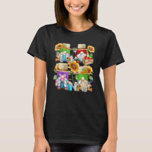 Camiseta Gráfico De Agricultores Para Mamãe De Girassol E J