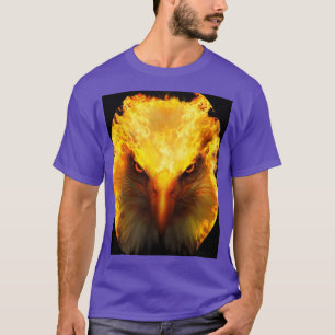 Camiseta Gráfico de águia-ouro