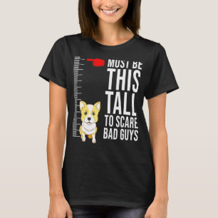 Camiseta Gráfico de altura do proprietário da raça de cão p