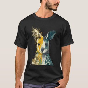 Camiseta Gráfico de Animais com Motivo de Vida Selvagem de