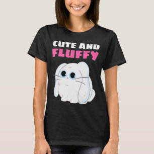 Camiseta Gráfico De Animais Legal E Fluffy Chubby