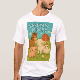 Camiseta Gráfico de animais pequenos para quintal para cria