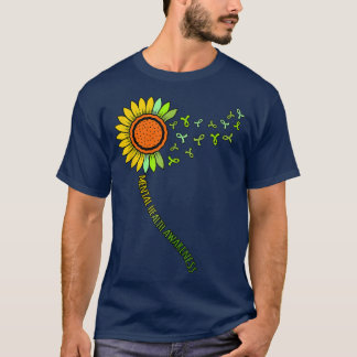 Camiseta Gráfico de apoio à sensibilização para a saúde men