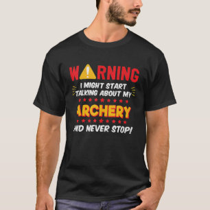 Camiseta Gráfico de Arco e Piada de Seta para Arquivamento