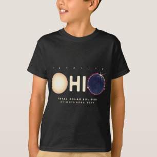 Camiseta Gráfico de Astronomia Total Eclipse 2024 Ohio