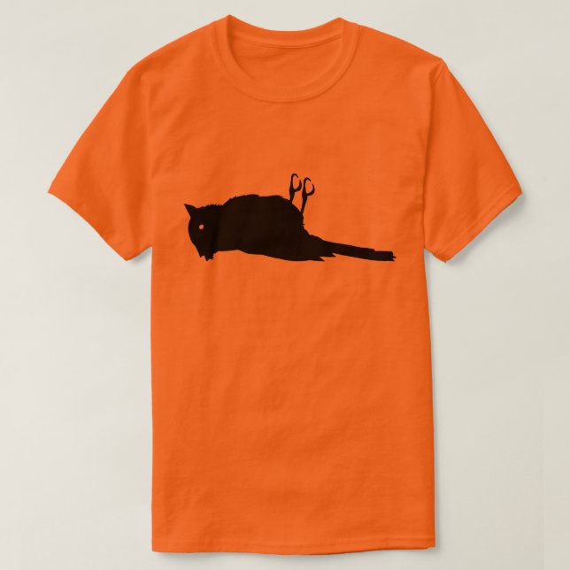 Camiseta Gráfico de Ave Morta Atropelada (Frente do Design)