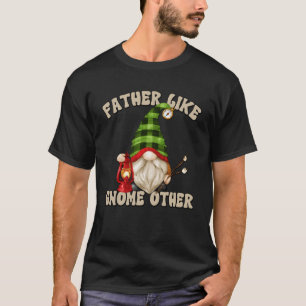 Camiseta Gráfico De Avô Do Camper Gnomo Para Homens Que Aca