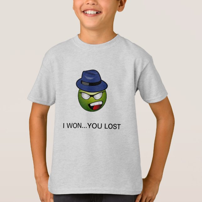 Camiseta Gráfico de Barcalis - eu ganhei-o… perdi (Frente)