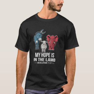 Camiseta Gráfico De BD De Vestuário Cristão Minha Esperança