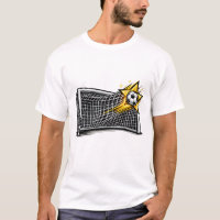 Gráfico de Bola de Futebol no Gol | Roupas de Joga
