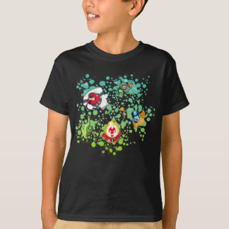 Camiseta Gráfico de bolhas de formulários de Alienígena Ben