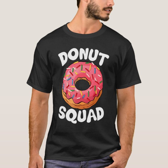 Camiseta Gráfico de Bons Dias de Nascimento de Rosquinha Qu (Frente)