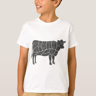 Camiseta Gráfico de Botão
