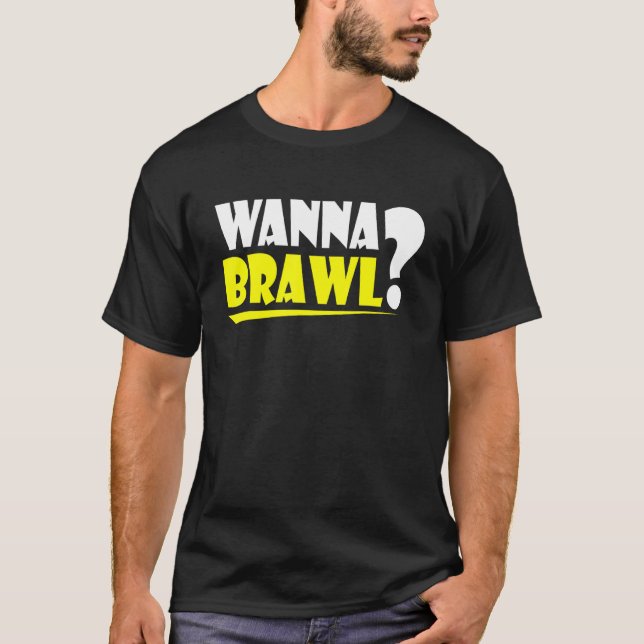 Camiseta Gráfico de Brawl Gamer de Jogos (Frente)