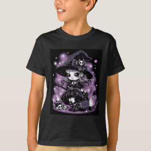 Camiseta Gráfico de Bruxas de Halloween de Charmes Místicos