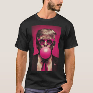 Camiseta Gráfico de Bublegum Rosa